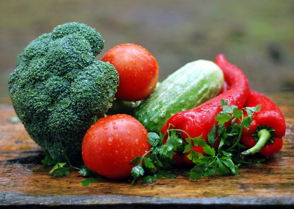 Zdravá strava - zelenina a brokolice