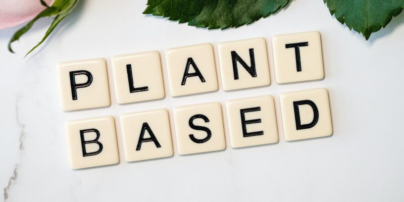 Vegan plant based nápis